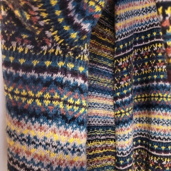 Ruff Hewn wool mohair blend boho neutral colored cardigan size Lg - Picture 9 of 13